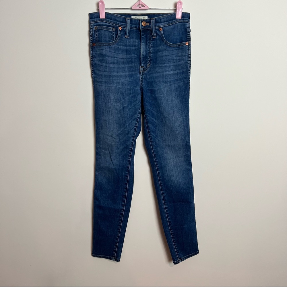 Madewell 10" High Rise Skinny Jeans in Danny Wash Women Size 27 Preppy